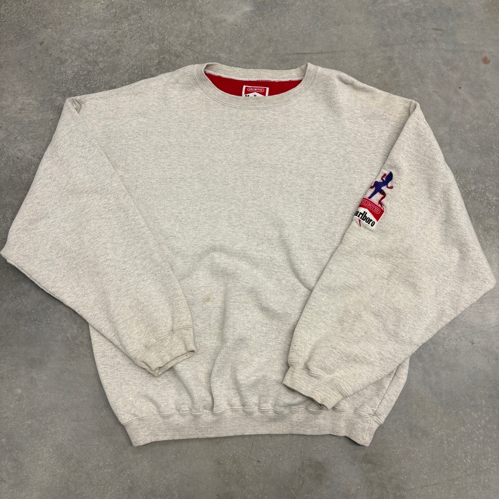 90s Vintage Marlboro Lizard Patch sweatshirt